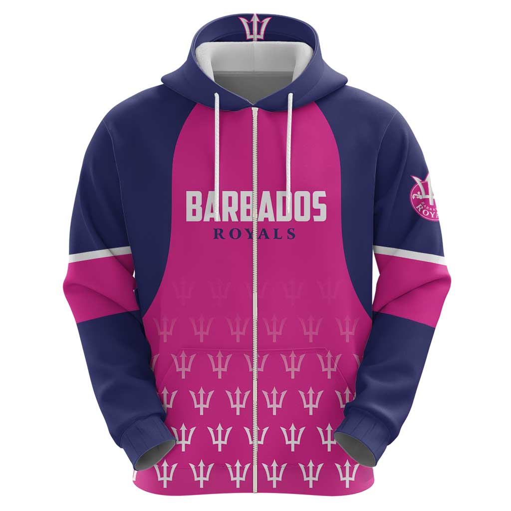Custom Barbados Royals Cricket Hoodie Back to Back Champions LT01