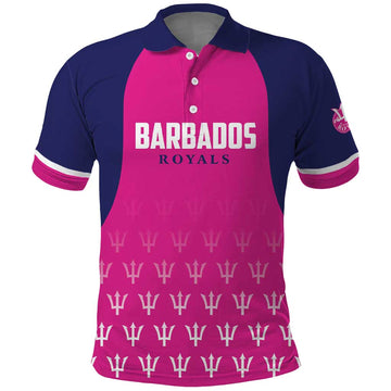 Custom Barbados Royals Cricket Polo Shirt Back to Back Champions LT01