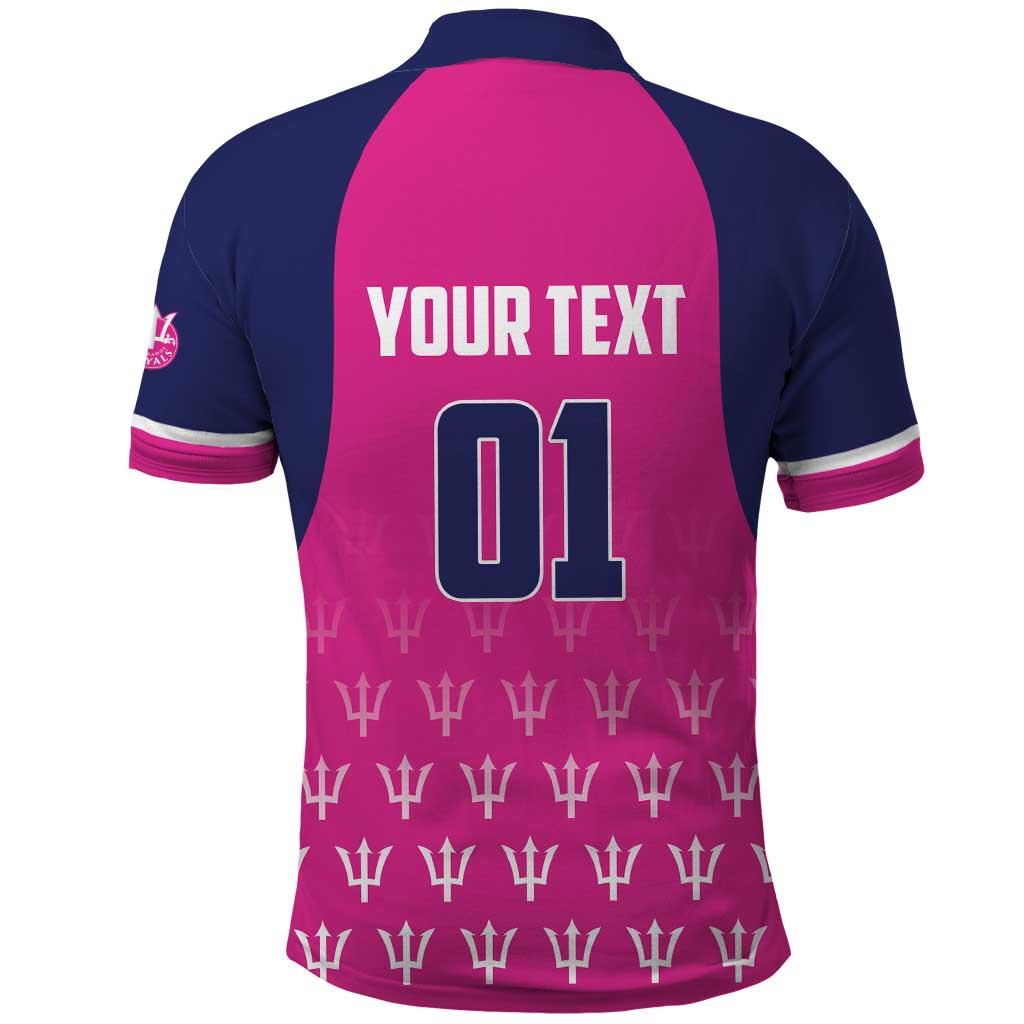 Custom Barbados Royals Cricket Polo Shirt Back to Back Champions LT01