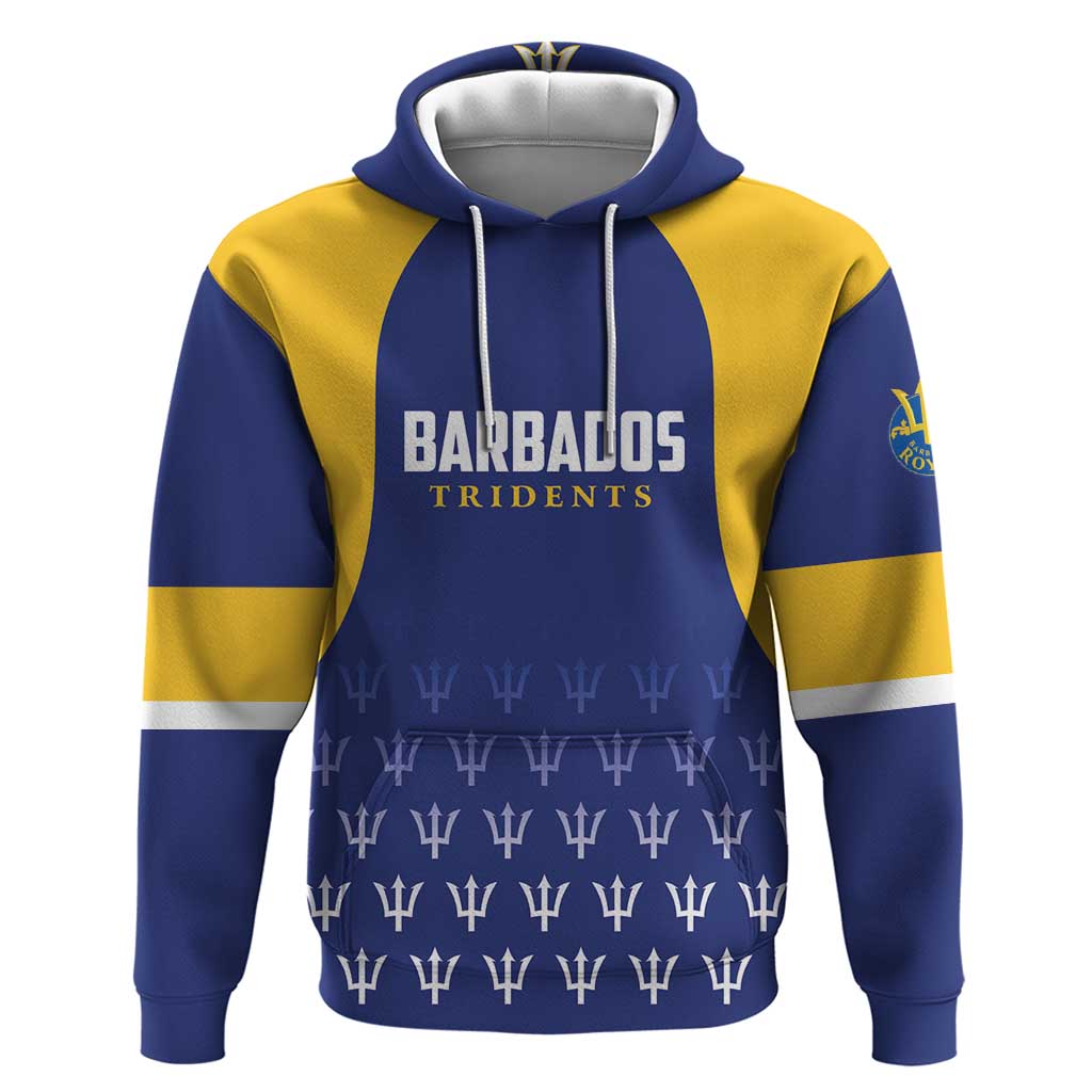Custom Barbados Tridents Cricket Hoodie Go Champions LT01