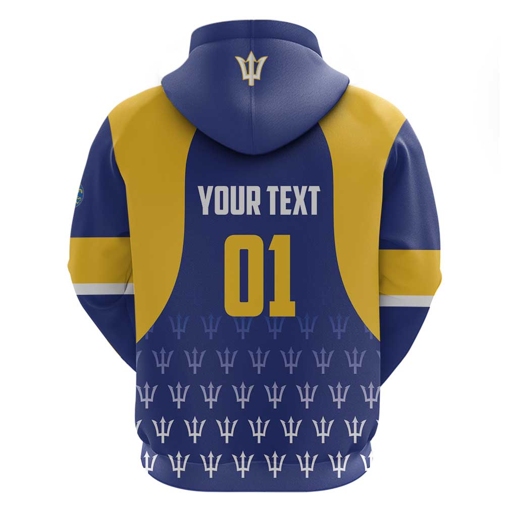 Custom Barbados Tridents Cricket Hoodie Go Champions LT01