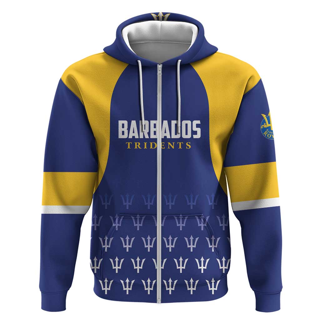 Custom Barbados Tridents Cricket Hoodie Go Champions LT01