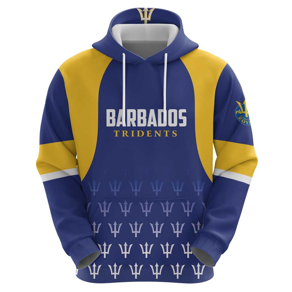 Custom Barbados Tridents Cricket Hoodie Go Champions LT01