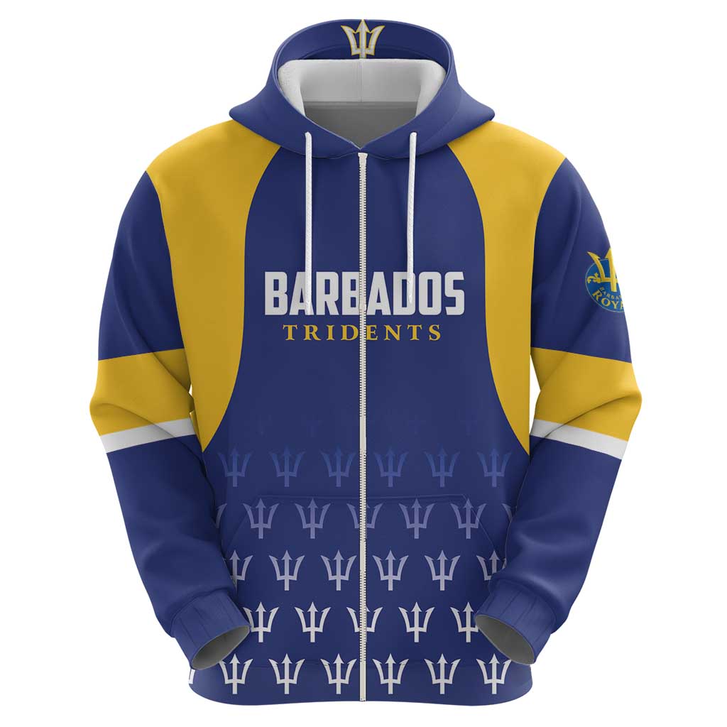Custom Barbados Tridents Cricket Hoodie Go Champions LT01