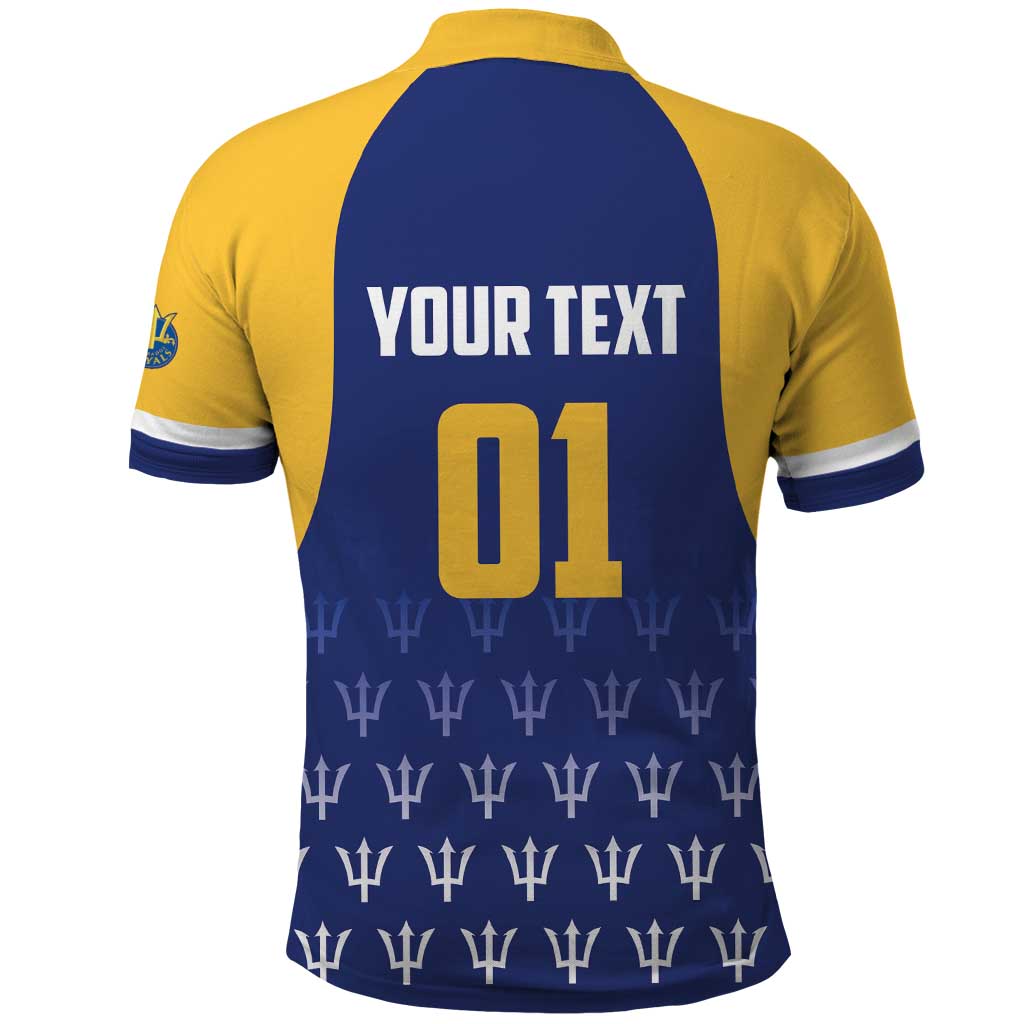 Custom Barbados Tridents Cricket Polo Shirt Go Champions LT01