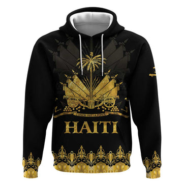 Haiti Neg Marron Gold Hoodie Lespwa pa anyen san aksyon LT01