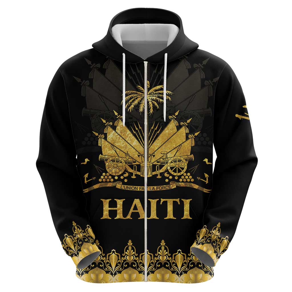Haiti Neg Marron Gold Hoodie Lespwa pa anyen san aksyon LT01