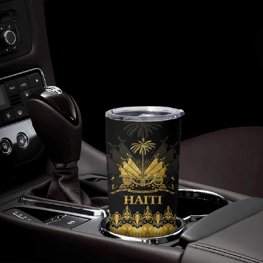 Haiti Neg Marron Tumbler Cup Lespwa pa anyen san aksyon - Gold LT01