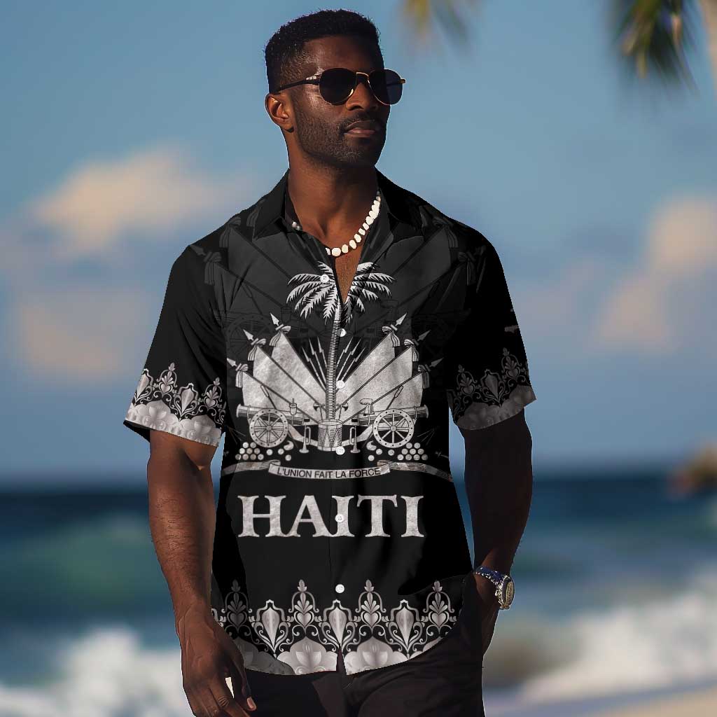 Haiti Neg Marron Hawaiian Shirt Hope is Nothing Without Action - Silver LT01