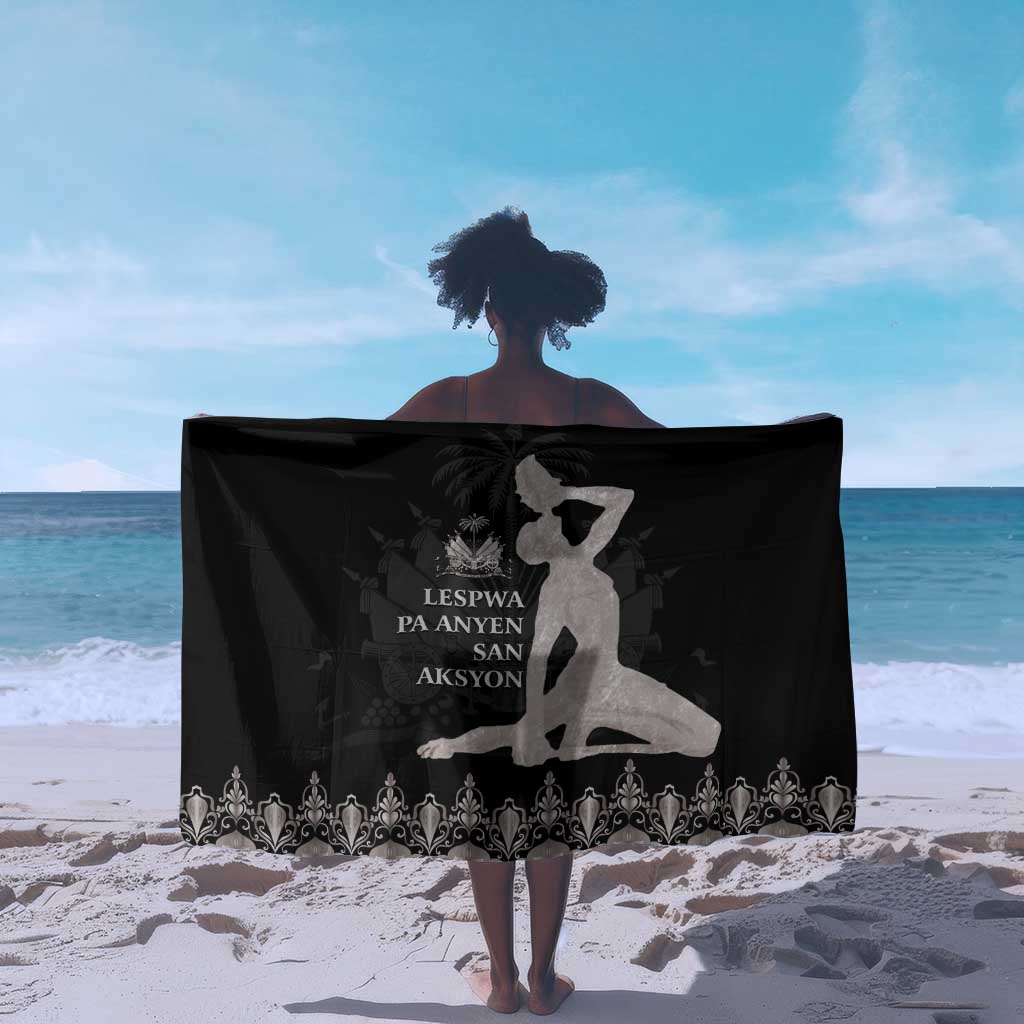 Haiti Neg Marron Sarong Hope is Nothing Without Action - Silver LT01