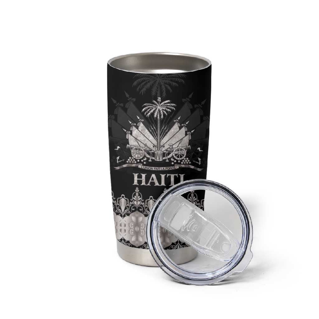 Haiti Neg Marron Tumbler Cup Hope is Nothing Without Action - Silver LT01
