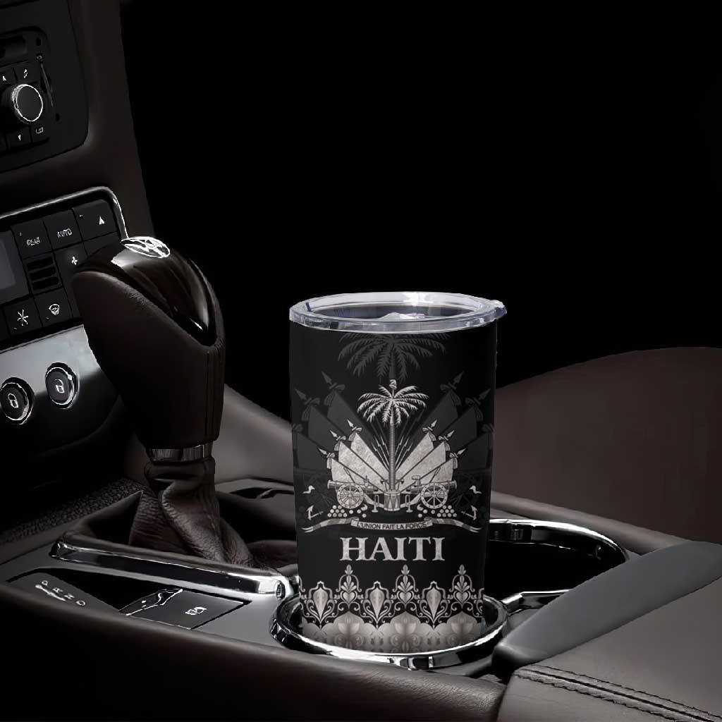 Haiti Neg Marron Tumbler Cup Hope is Nothing Without Action - Silver LT01
