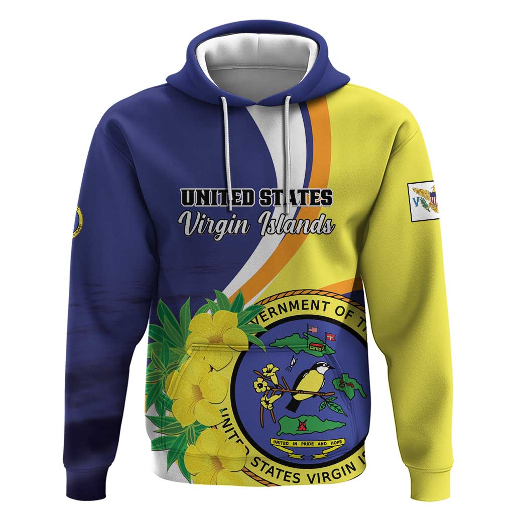 Personalized United States Virgin Islands Hoodie United in Pride and Hope LT01