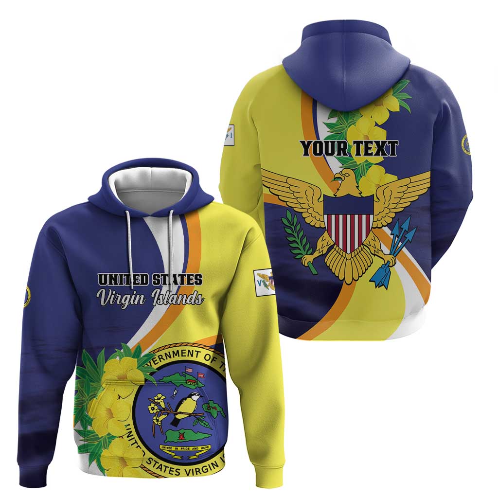 Personalized United States Virgin Islands Hoodie United in Pride and Hope LT01