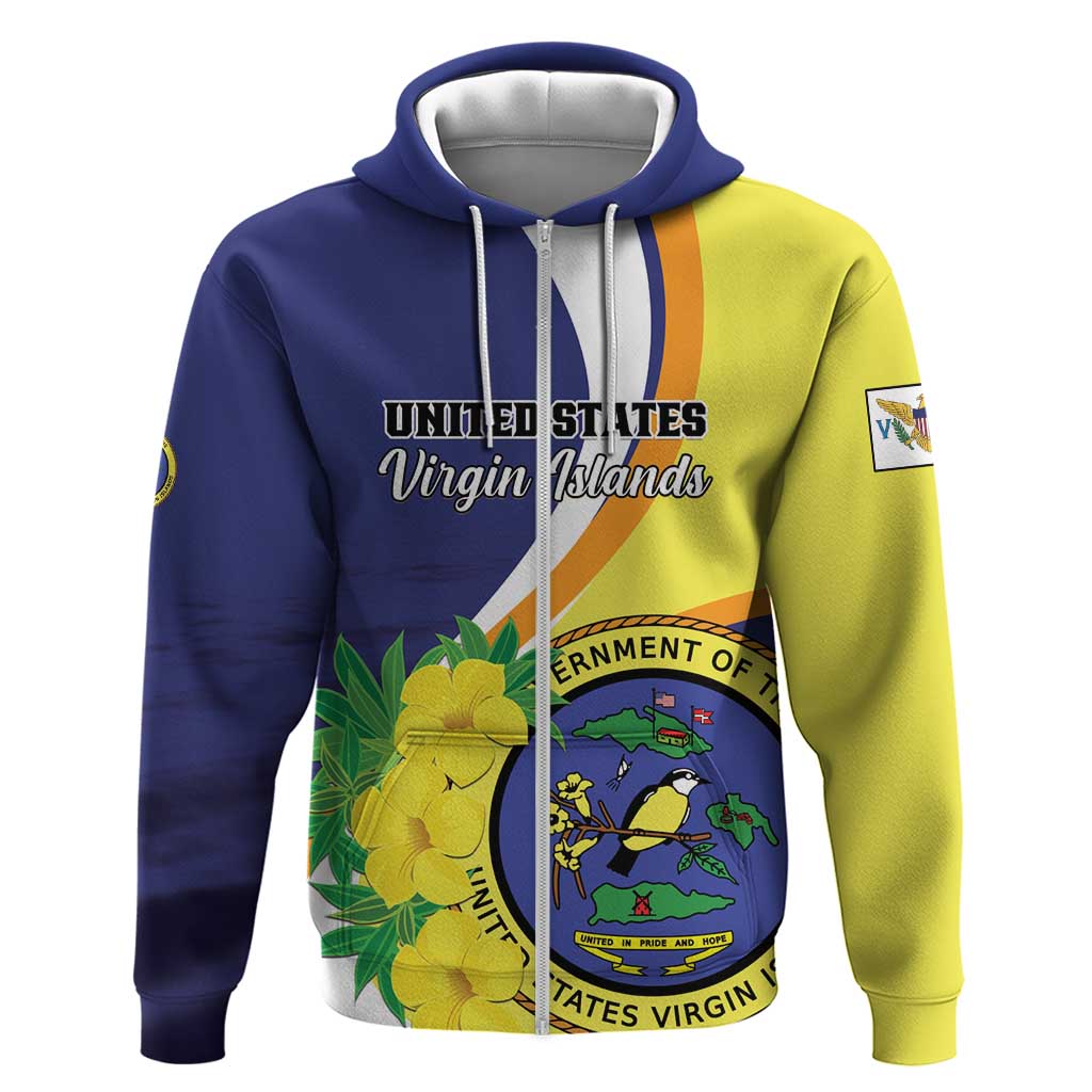 Personalized United States Virgin Islands Hoodie United in Pride and Hope LT01
