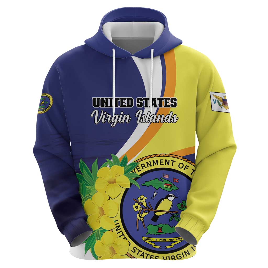 Personalized United States Virgin Islands Hoodie United in Pride and Hope LT01