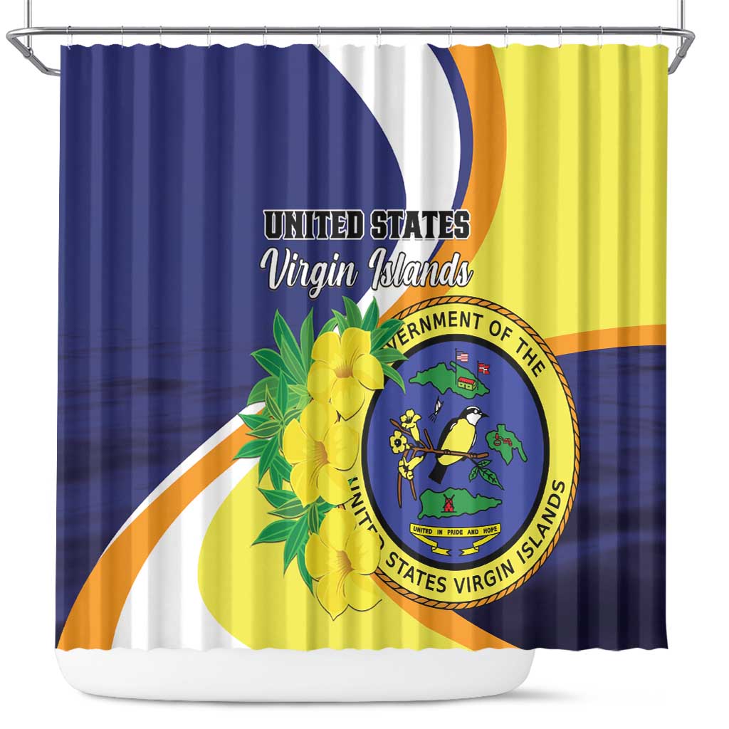 United States Virgin Islands Shower Curtain United in Pride and Hope LT01