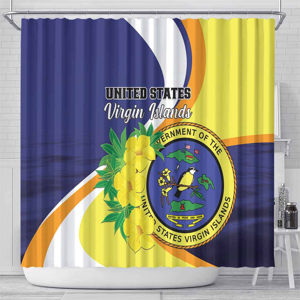 United States Virgin Islands Shower Curtain United in Pride and Hope LT01
