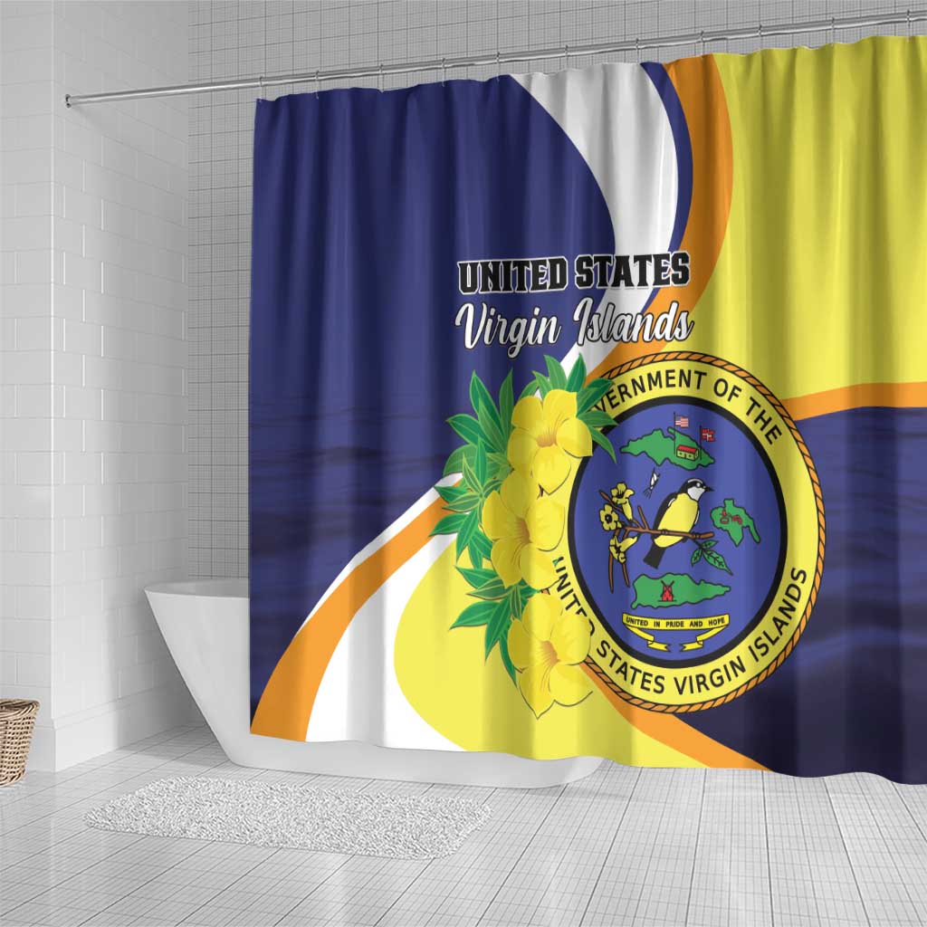 United States Virgin Islands Shower Curtain United in Pride and Hope LT01