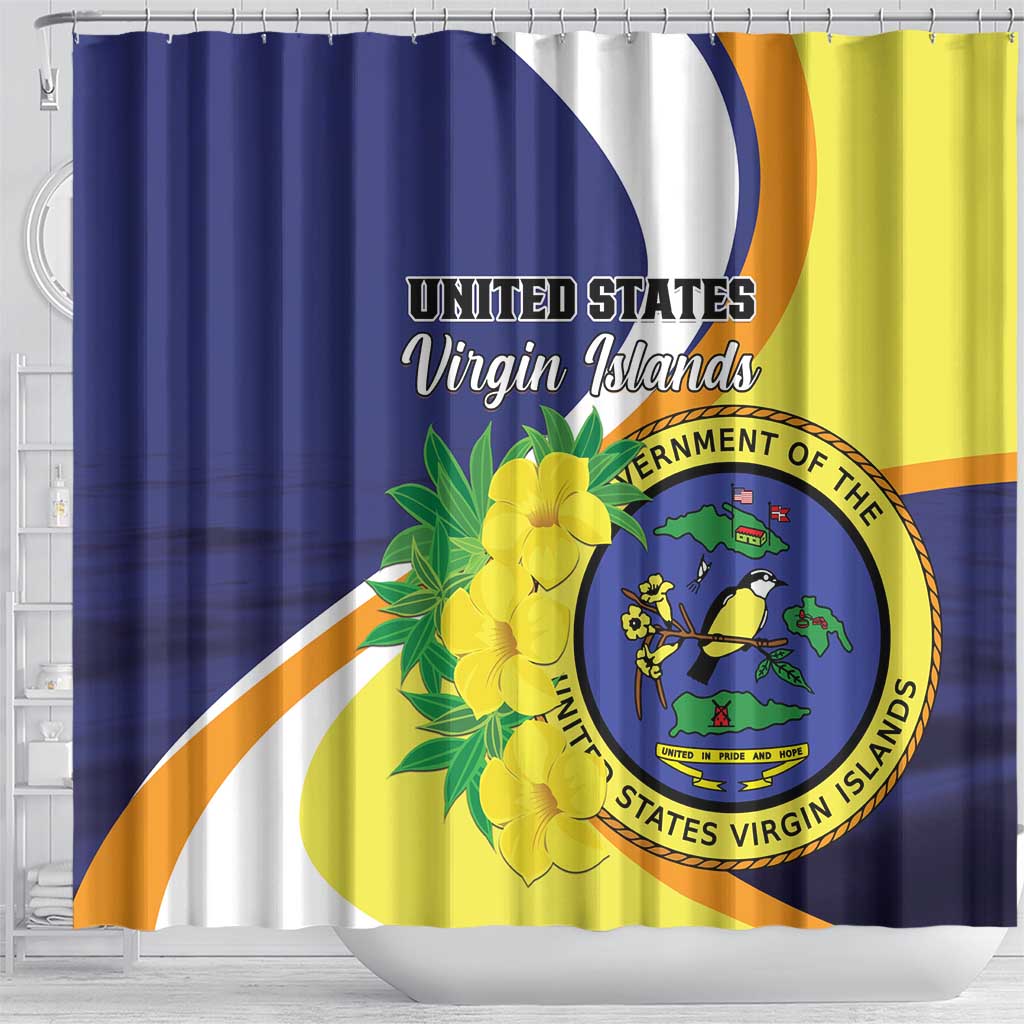 United States Virgin Islands Shower Curtain United in Pride and Hope LT01