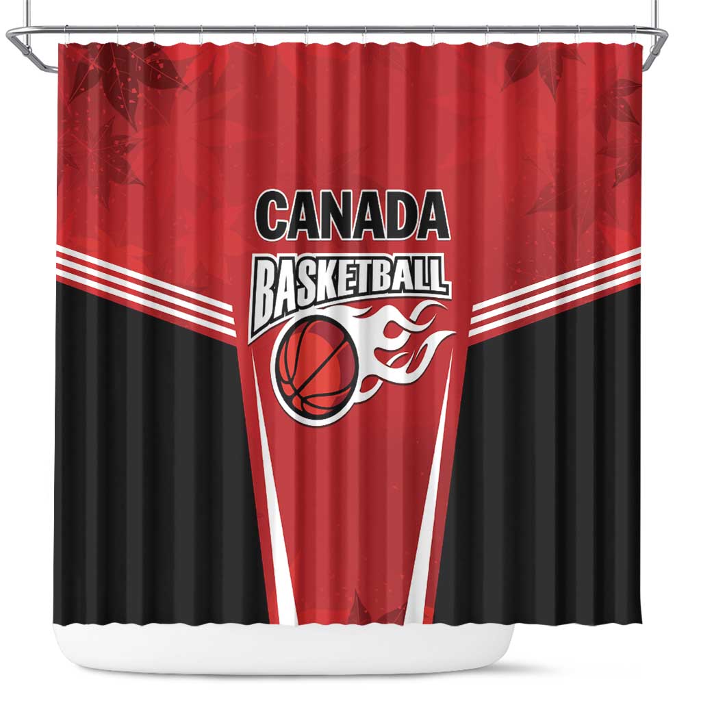 Canada Basketball Shower Curtain Dream Because I Can LT01