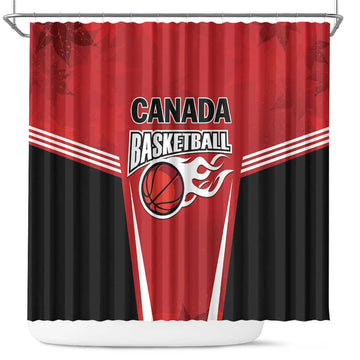 Canada Basketball Shower Curtain Dream Because I Can LT01