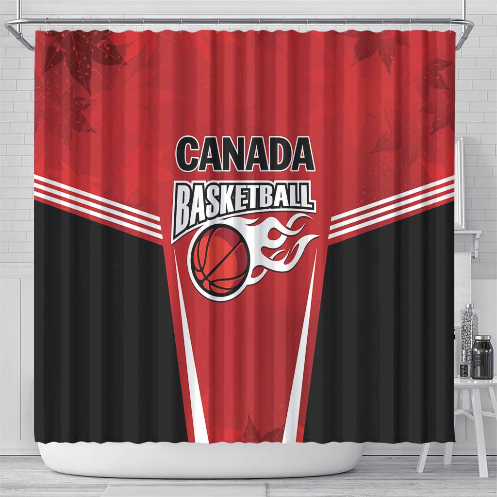 Canada Basketball Shower Curtain Dream Because I Can LT01