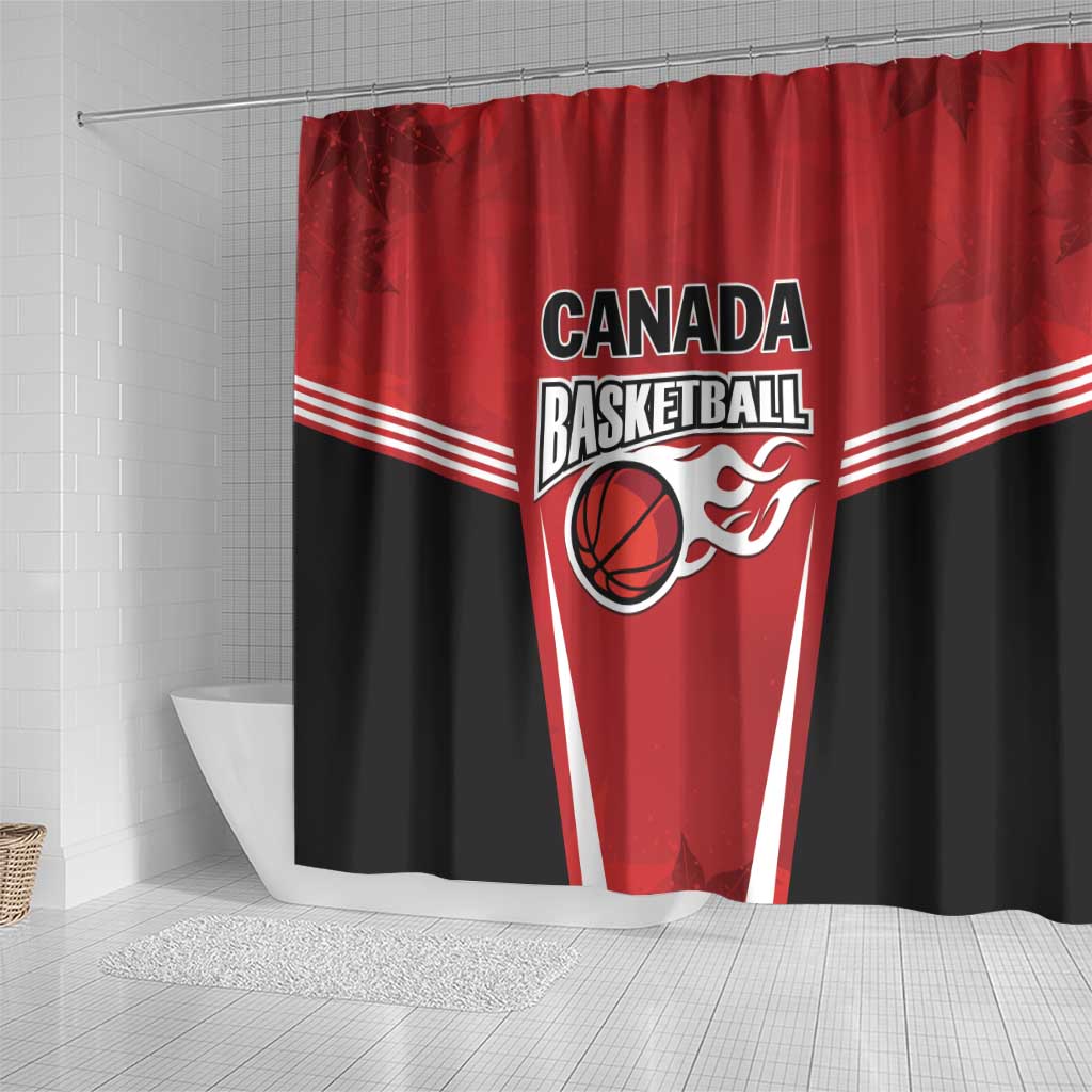 Canada Basketball Shower Curtain Dream Because I Can LT01