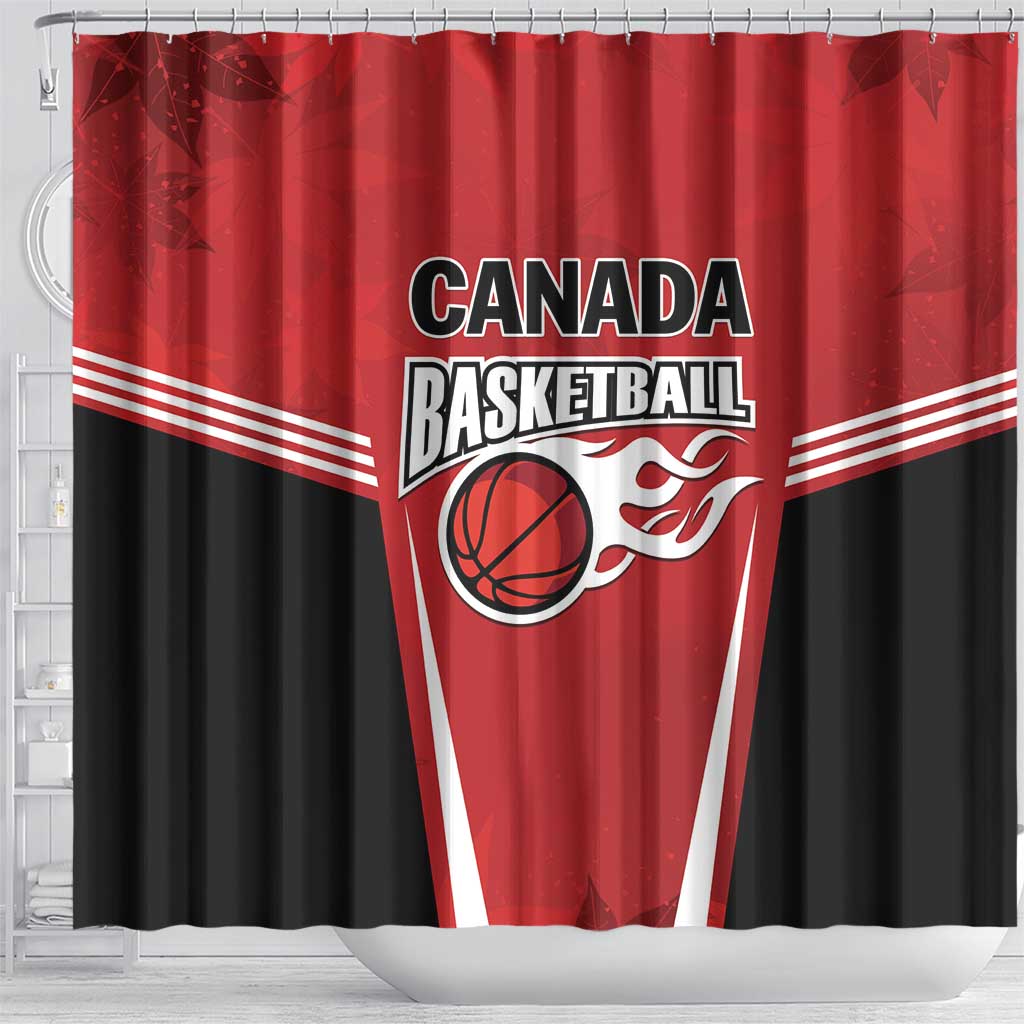 Canada Basketball Shower Curtain Dream Because I Can LT01