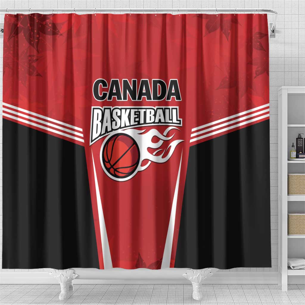 Canada Basketball Shower Curtain Dream Because I Can LT01