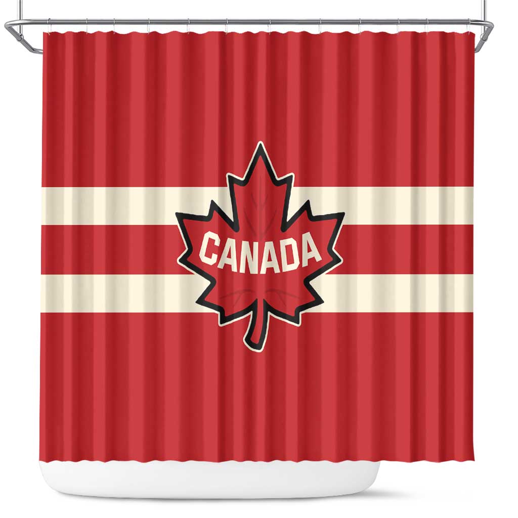 Canada Hockey Shower Curtain Canada Team Go Champions LT01