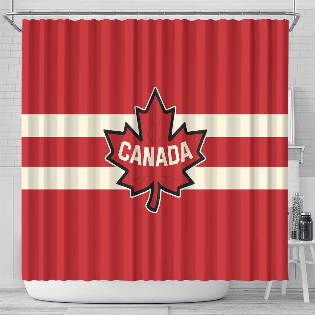 Canada Hockey Shower Curtain Canada Team Go Champions LT01