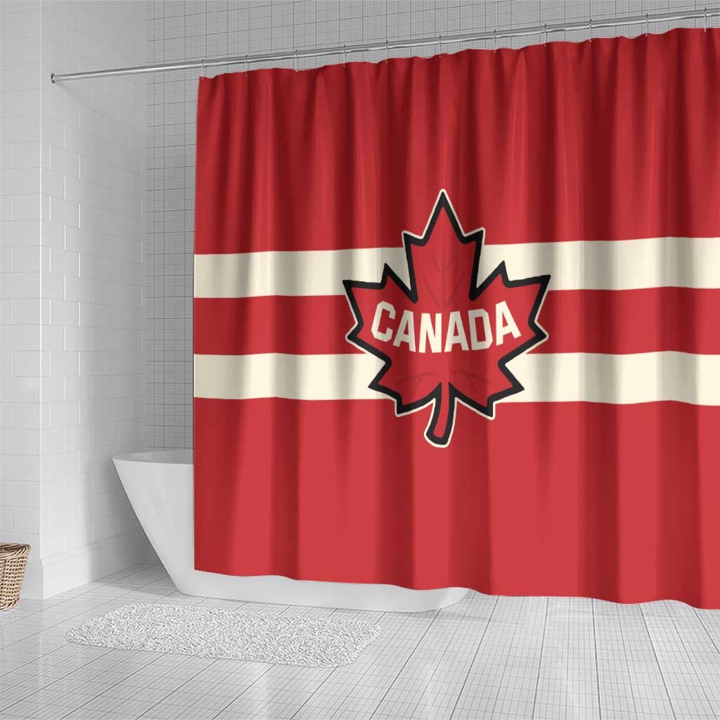 Canada Hockey Shower Curtain Canada Team Go Champions LT01