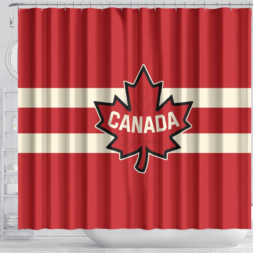 Canada Hockey Shower Curtain Canada Team Go Champions LT01