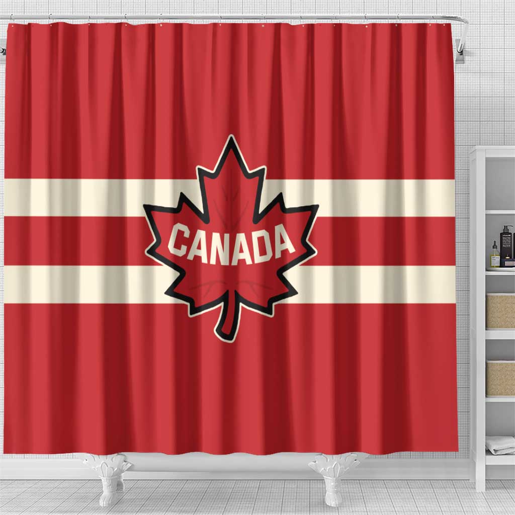 Canada Hockey Shower Curtain Canada Team Go Champions LT01