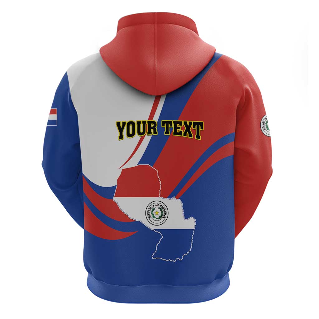 Personalized Paraguay Independence Day 2025 Hoodie Passiflora Paz y justicia LT01