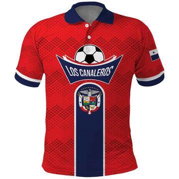 Custom Panama Football Polo Shirt Vamos Los Canaleros LT01