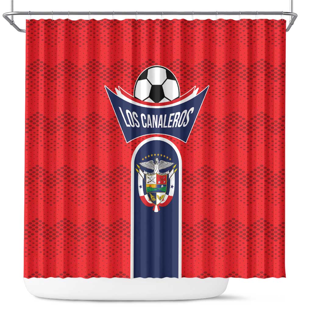 Panama Football Shower Curtain Vamos Los Canaleros LT01