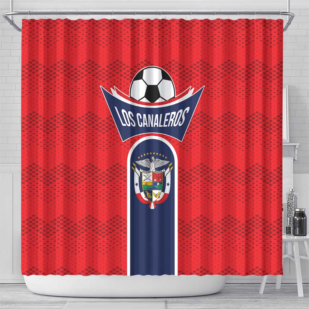 Panama Football Shower Curtain Vamos Los Canaleros LT01