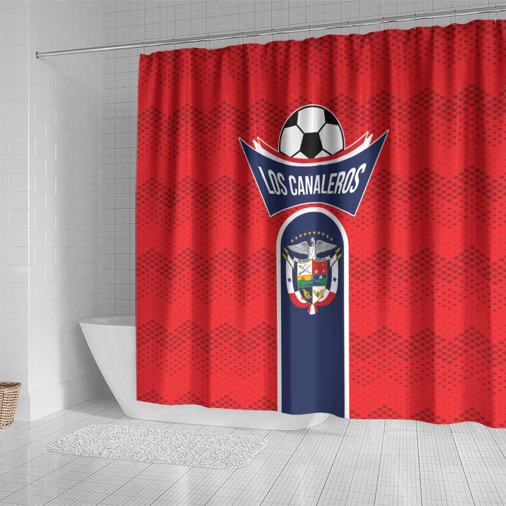 Panama Football Shower Curtain Vamos Los Canaleros LT01