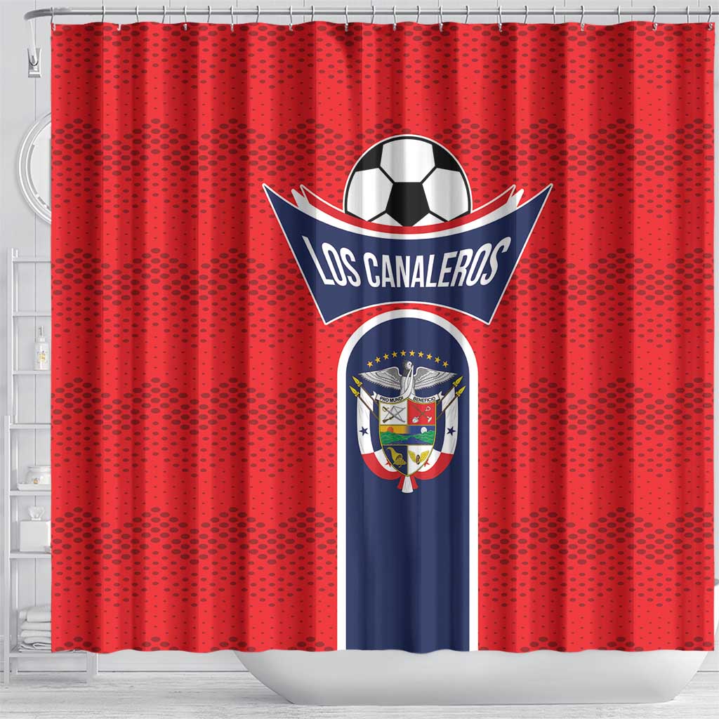 Panama Football Shower Curtain Vamos Los Canaleros LT01