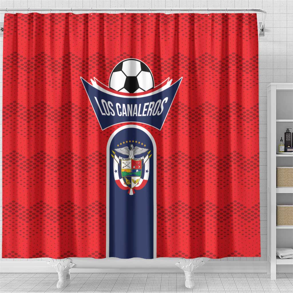 Panama Football Shower Curtain Vamos Los Canaleros LT01