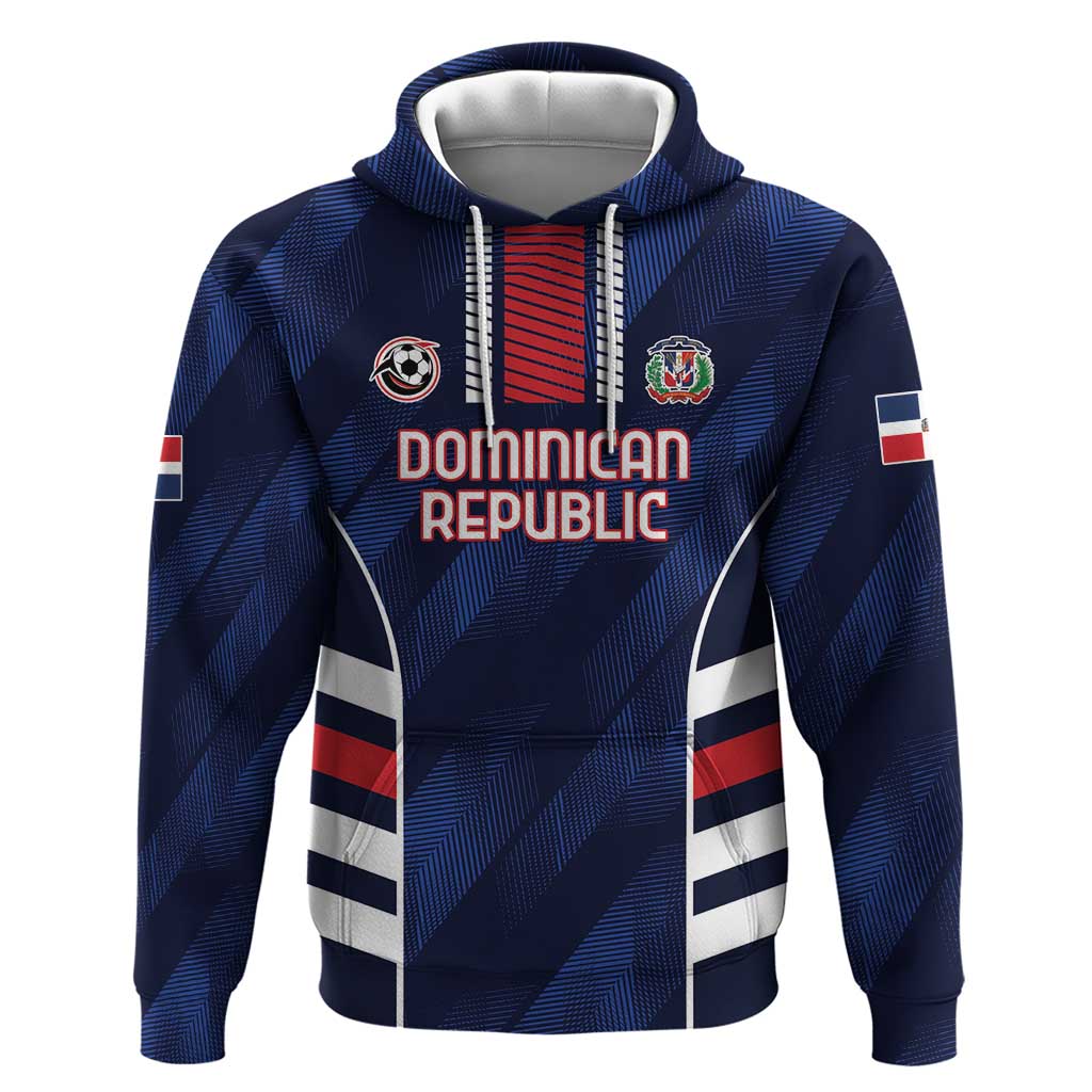Custom Football Dominican Republic Hoodie Go Los Quisqueyanos LT01
