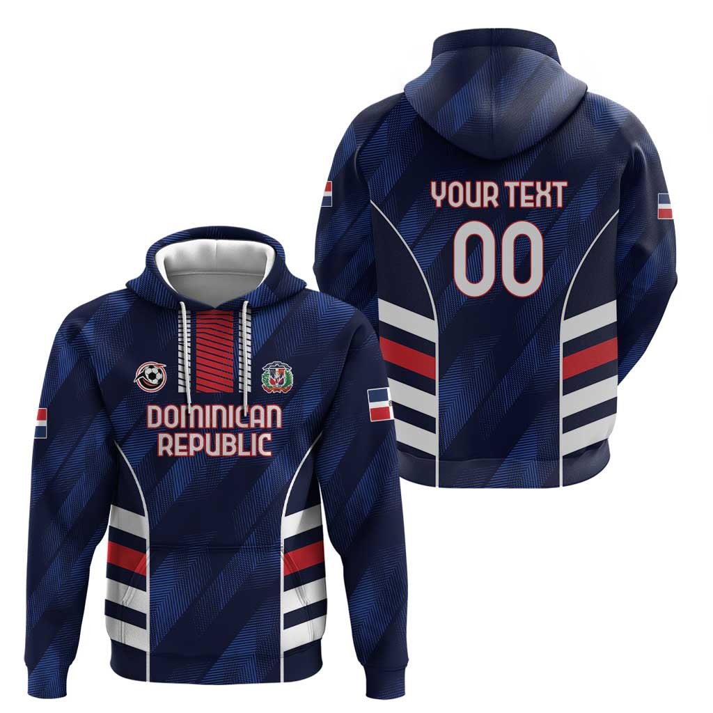 Custom Football Dominican Republic Hoodie Go Los Quisqueyanos LT01