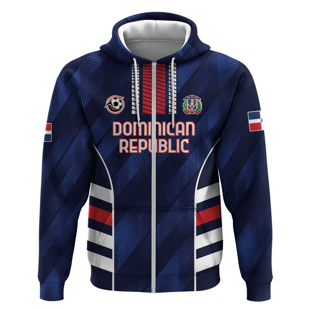 Custom Football Dominican Republic Hoodie Go Los Quisqueyanos LT01
