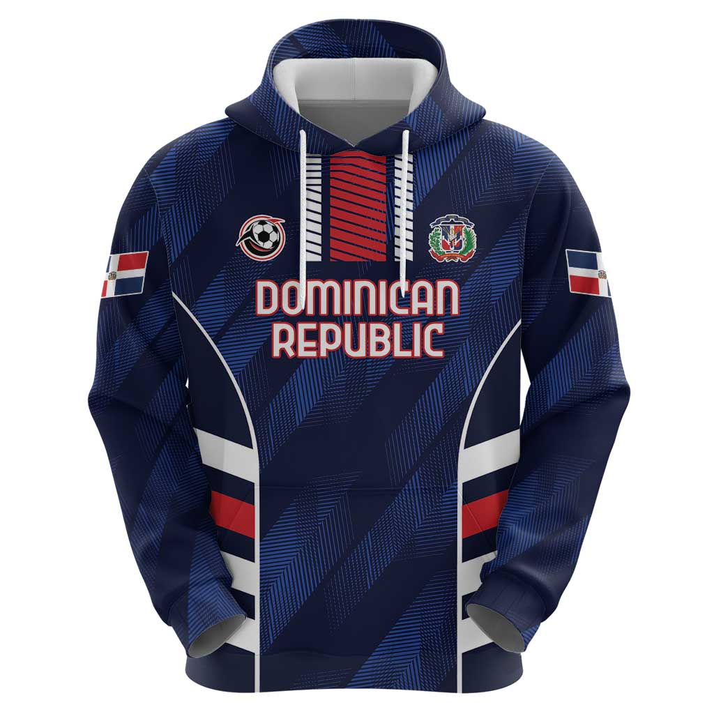 Custom Football Dominican Republic Hoodie Go Los Quisqueyanos LT01