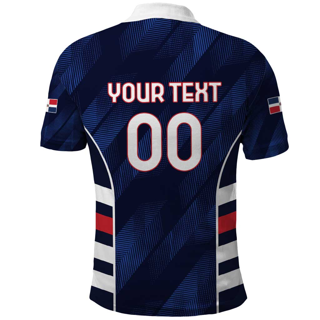 Custom Football Dominican Republic Polo Shirt Go Los Quisqueyanos LT01