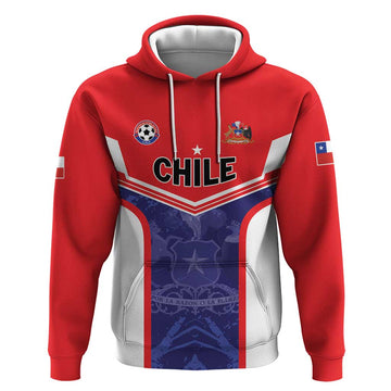 Custom Football Chile Hoodie Vamos La Roja LT01