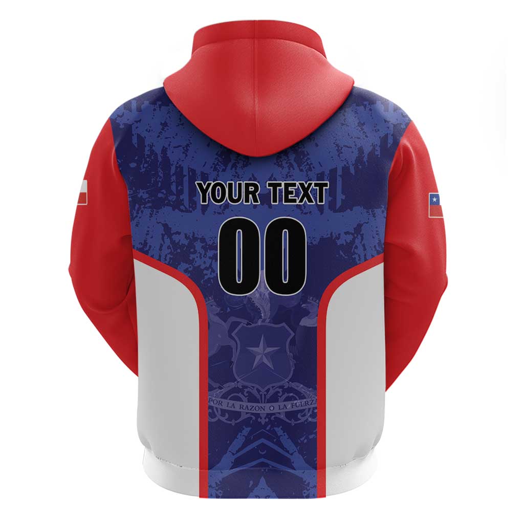 Custom Football Chile Hoodie Vamos La Roja LT01