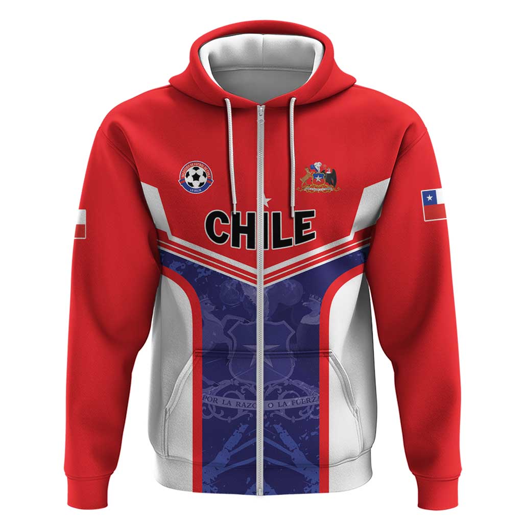 Custom Football Chile Hoodie Vamos La Roja LT01